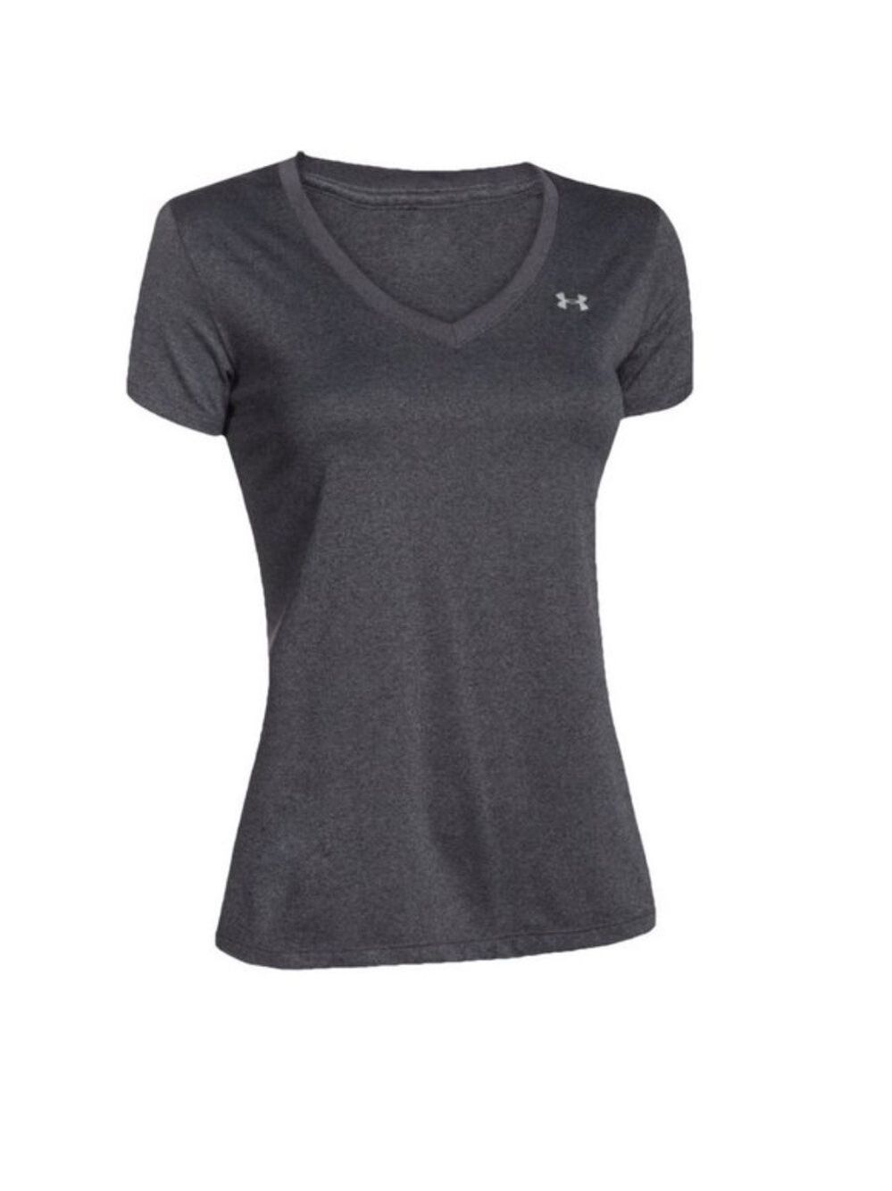 Under Armour Women's Carbon Heather Tech V-Neck